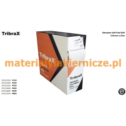 TRIBRAX Abrasive Soft Pad Roll 115mm x 25m materialylakiernicze.pl